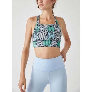 NWT FP Movement In Your Corner Printed Bra / Daisy Check